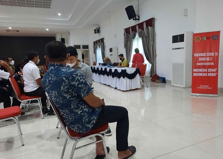 Vaksinasi Booster Kerjasama Pemkot Bontang dengan BINda Kaltim