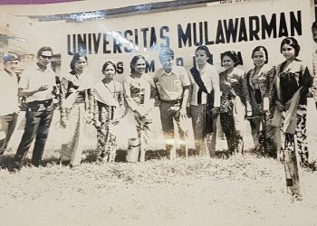 Mahasiswa Unmul tempo doeloe di Kampus Flores