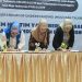 Penandatanganan nota kesepahaman (Memorandum of Understanding/MoU) di Ballroom Hotel Selyca, Plaza Mulia Samarinda,  Rabu (21/9/22) dilakukan Ketua Ipprisia Kaltim, Marliana Wahyuningrum SE MM, Ketua Iwapi Kaltim Hj Ernawaty Gafar SE, dan Ketua PPJI Kaltim Fitriyana S. ST SH MKn.