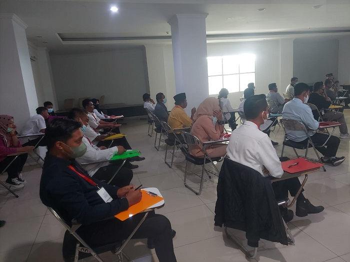 Suasana tes bakal calon Kades di Kabupaten Paser