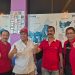 Ket foto : Dari kiri ke kanan : Kadisporpar Paser, Muksin Kadisporapar kota Samarinda H Muslimin, Kadispora Kaltim Agus Tianur, Kadisdikpora PPU Alimuddin