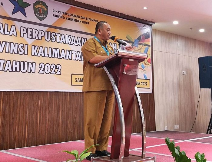 Kepala Dinas Perpustakaan dan Kearsipan Daerah (DPK) Kaltim HM Syafranuddin