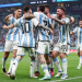 Timnas Argentina merayakan kemengan (FIFA.com)