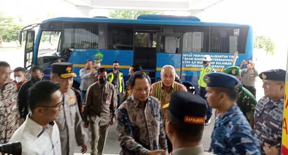 Menteri Dalam Negeri Tito Karnavian dan Gubernur Kaltim Isran Noor hadiri Rapat Koordinasi Nasional (Rakornas) tahun 2022 di Balikpapan