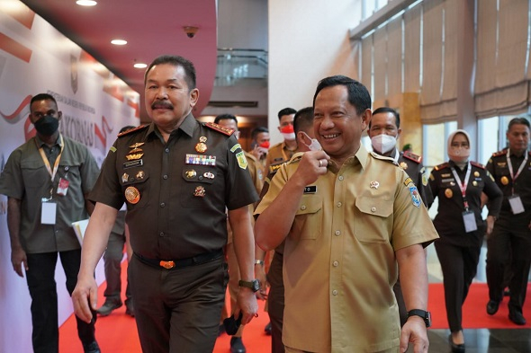 Jaksa Agung ST Burhanuddin dan Mendagri Tito Karnavian