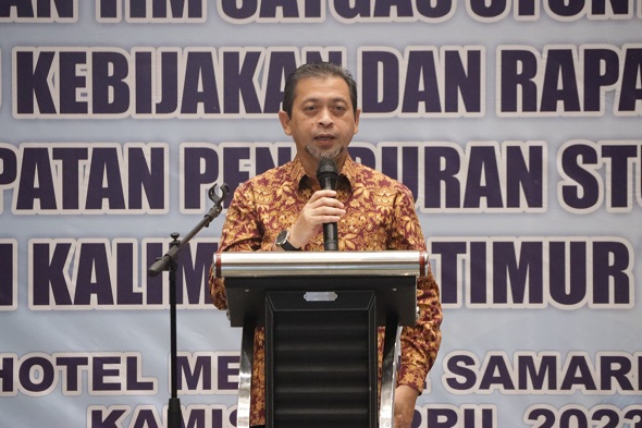 Wakil Gubernur Kaltim yang juga Ketua Tim Percepatan Penurunan Stunting (TPPS) Kaltim Hadi Mulyadi