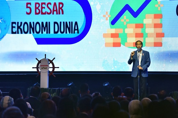 Presiden Jokowi luncurkan RPJPN 2025-2045, di Djakarta Theater, Jakarta, Kamis (15/06/2023) pagi. (Foto: Humas Setkab/Jay)

Read more: https://setkab.go.id/presiden-jokowi-beberkan-tiga-acuan-wujudkan-indonesia-emas-2045/