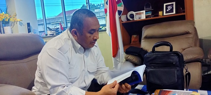 Kepala Dinas Perpustakaan dan Kearsipan Daerah (DPK) Kaltim, HM Syafranuddin